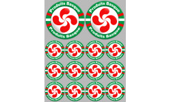 Produits Basque - 2fois 10cm/12fois 5cm - Autocollant(sticker)