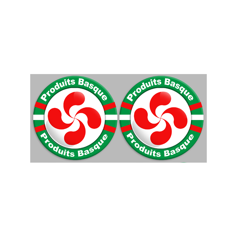 Produits Basques - 12fois 10cm - Sticker/autocollant