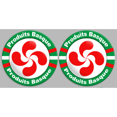 Produits Basque - 12fois 10cm - Autocollant(sticker)