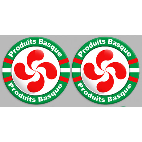 Produits Basque - 12fois 10cm - Autocollant(sticker) Produits Basque - 12fois 10cm - Autocollant(sticker)