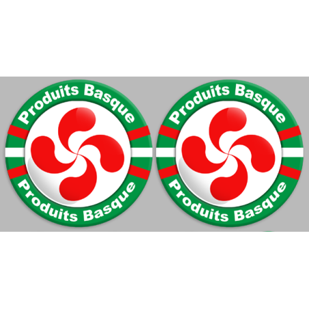 Produits Basques - 12fois 10cm - Sticker/autocollant
