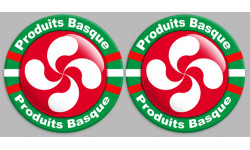 Autocollant (sticker): Série Produits Basque rouge
