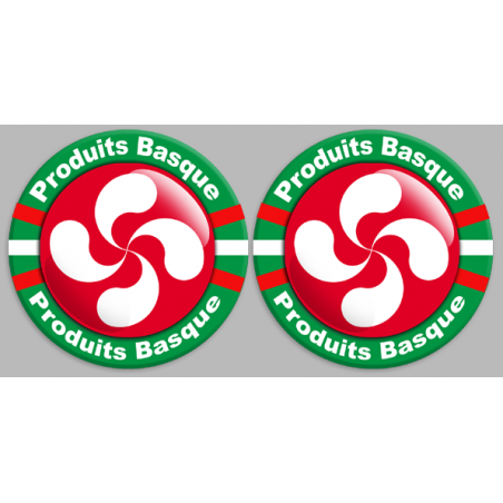 Produits Basque rouge - 12fois 10cm - Autocollant(sticker)