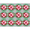 Produits Basque rouge - 12fois 5cm - Autocollant(sticker)