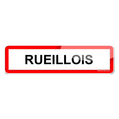 Autocollant (sticker): Rueillois et Rueilloise