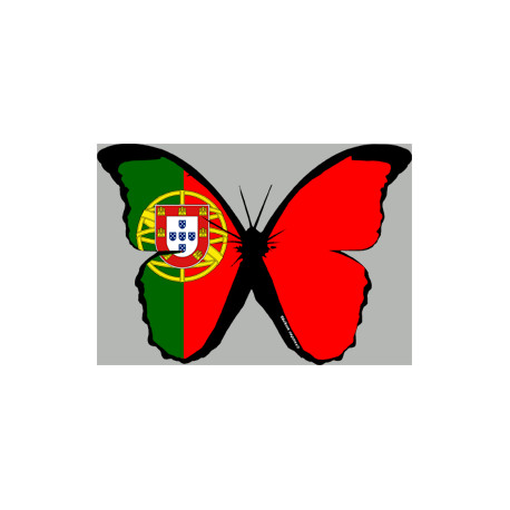 Autocollant (sticker): effet papillon Portugais