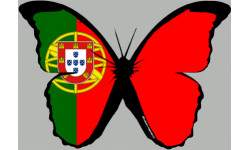 Autocollant (sticker): effet papillon Portugais