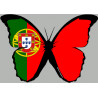 Autocollant (sticker): effet papillon Portugais