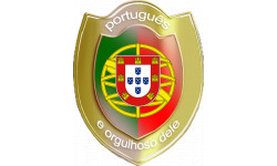 Autocollant (sticker):  Portugais et fier de l'être