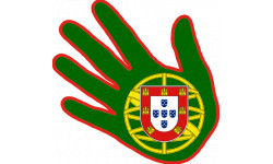 Autocollant (sticker): Autocollant main Portugaise