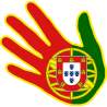 main Portugaise - 17x17cm - Sticker/autocollant