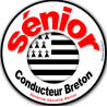 Conducteur Sénior Breton - 15cm - Sticker/autocollant