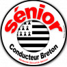 Conducteur Sénior Breton - 15cm - Autocollant(sticker)