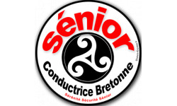 Conductrice Sénior Bretonne Triskel - 10cm - Autocollant(sticker)