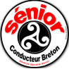 Conducteur Sénior Breton Hermine - 10cm - Sticker/autocollant