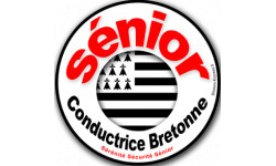 Conductrice Sénior Bretonne - 10cm - Autocollant(sticker)