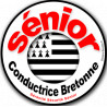 Conductrice Sénior Bretonne - 10cm - Autocollant(sticker)