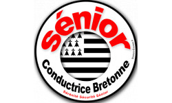 Conductrice Sénior Bretonne - 10cm - Autocollant(sticker)