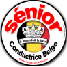 Conductrice Sénior Belge - 10x10cm - Sticker/autocollant