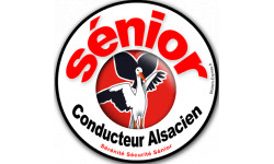 Conducteur Sénior Alsacien (15x15cm) - Autocollant(sticker)