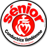 conductrice Sénior Vendéenne - 15cm - Sticker/autocollant