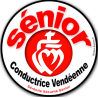 conductrice Sénior Vendéenne - 15cm - Sticker/autocollant