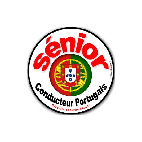 Autocollant (sticker):conducteur Sénior Portugais