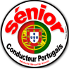 conducteur sénior Portugais - 10cm - Sticker/autocollant