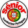 Autocollant (sticker):conducteur Sénior Portugais