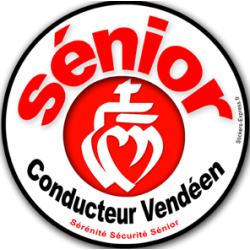 conducteur sénior Vendéen - 10cm - Sticker/autocollant