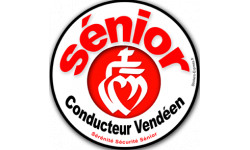 Autocollant (sticker):conducteur Sénior Vendéen