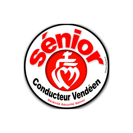 Autocollant (sticker):conducteur Sénior Vendéen