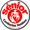 conducteur sénior Vendéen - 10cm - Sticker/autocollant