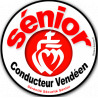 Autocollant (sticker):conducteur Sénior Vendéen