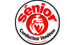 Autocollant (sticker):conducteur Sénior Vendéen