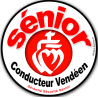 conducteur sénior Vendéen - 10cm - Sticker/autocollant