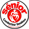 Autocollant (sticker):conducteur Sénior Vendéen