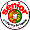 conductrice Sénior Portugaise - 10cm - Sticker/autocollant