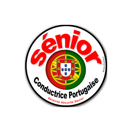 conductrice Sénior Portugaise - 10cm - Sticker/autocollant