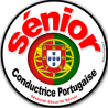 conductrice Sénior Portugaise - 10cm - Sticker/autocollant