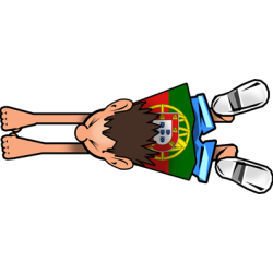 attrape voiture Portugais - 28x12cm - Sticker/autocollant