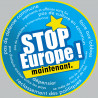 STOP Europe (5x5cm) - Autocollant(sticker)