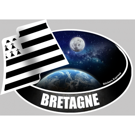 BRETAGNE (14x10cm) - Autocollant(sticker)