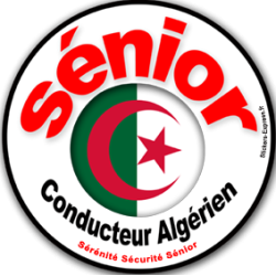 conducteur Sénior Algérien - 10cm - Sticker/autocollant