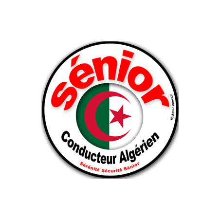 conducteur Sénior Algérien - 10cm - Autocollant(sticker)