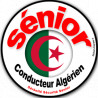 Autocollant (sticker):conducteur Sénior Algérien