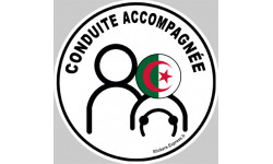 Autocollant (sticker): conduite accompagnee Algerien