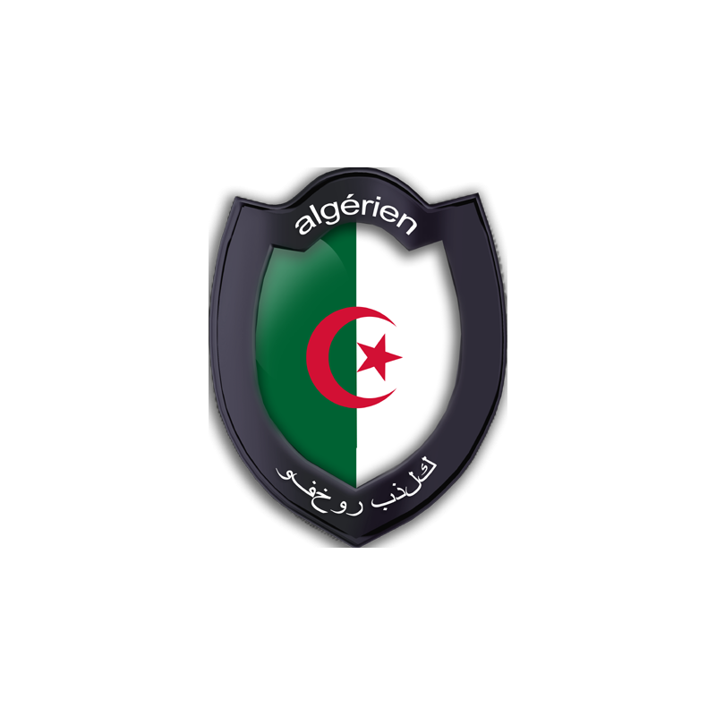 Algérien et fier de l'être - 15x11,7cm - sticker/autocollant
