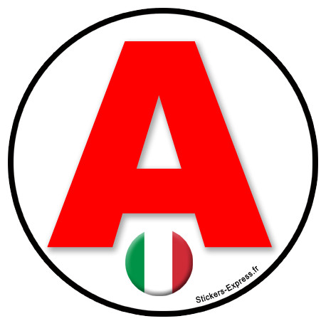 Autocollant (sticker): A Italie