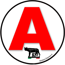 A Italie louve - 15cm - Sticker/autocollant